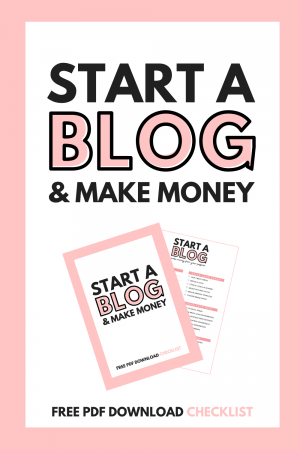START A BLOG & MAKE MONEY _ FREE PDF DOWNLOAD _ CHECKLIST