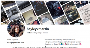 HAYLEYXMARTIN __ How To Make Your Pinterest Monthly Viewers & Blog Referrals Skyrocket!
