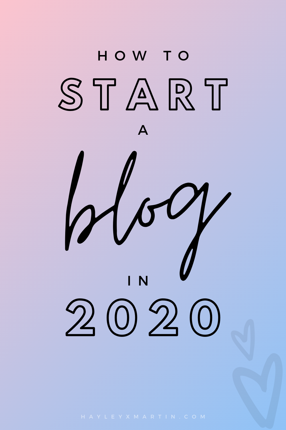 HOW TO START A BLOG IN 2020 | + TIPS FOR BEGINNERS | HAYLEYXMARTIN.COM