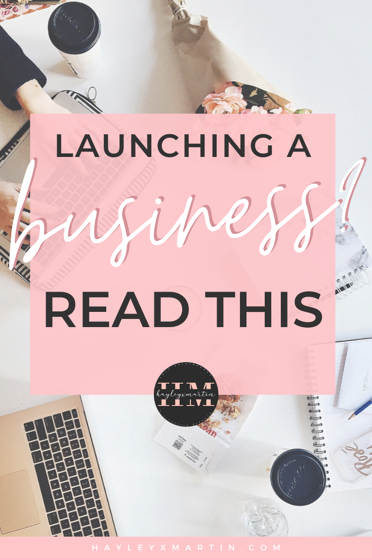 5 things i learned from launching my first business | hayleyxmartin