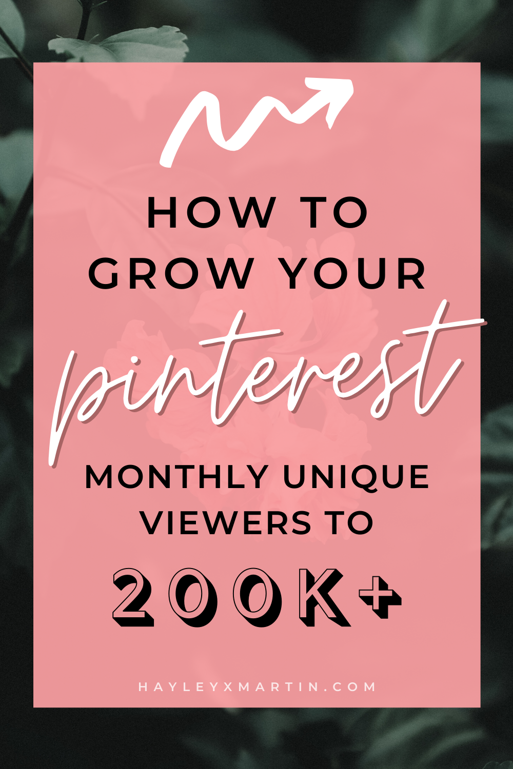 HOW TO GROW YOUR PINTEREST MONTHLY VIEWERS TO 200K+ | GROW YOUR BLOG TRAFFIC | HAYLEYXMARTIN